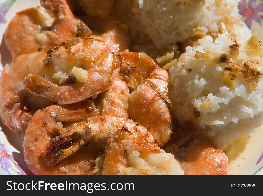 Shrimps And Rice