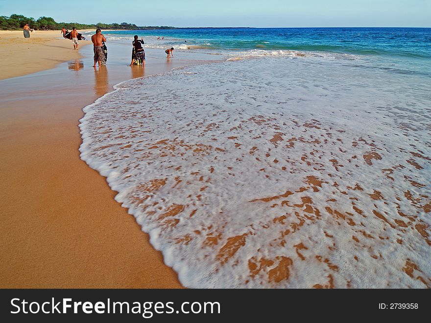 The Big Beach in Maui