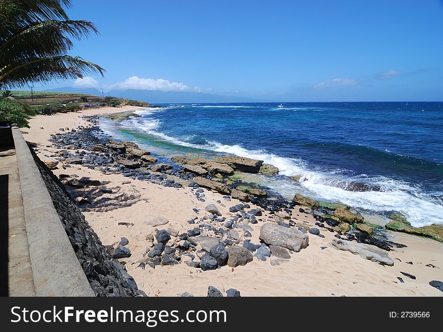 Deep Blue Water in Maui