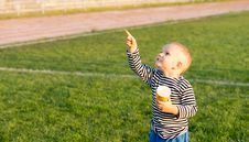 Little Boy Pointing At The Sky Stock Images Little Boy Pointing At The Sky Stock Images