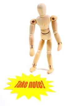 Take Note! Royalty Free Stock Images Take Note! Royalty Free Stock Images