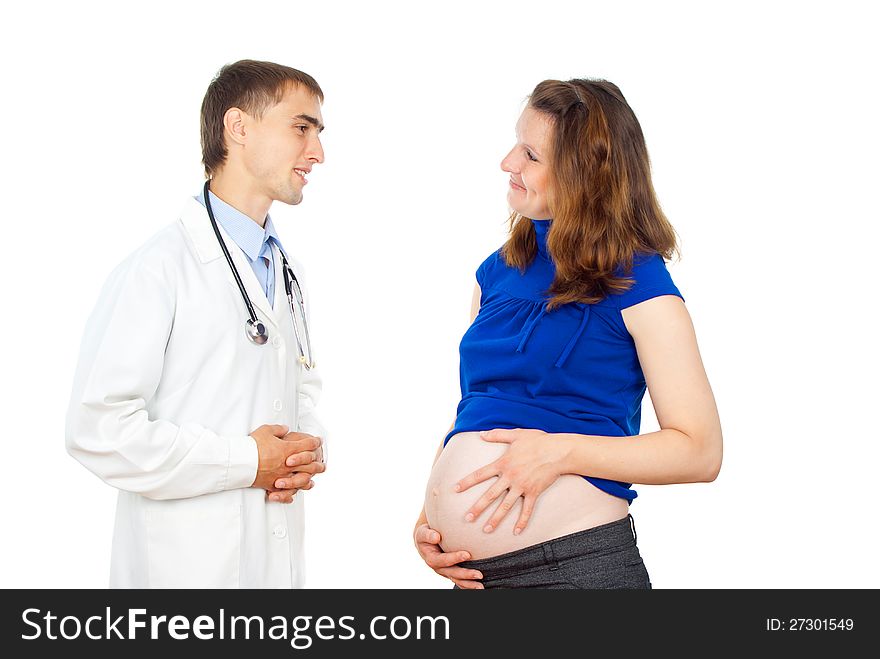 Doctor Advises A Pregnant Girl