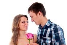 Boy And Girl In Love Royalty Free Stock Photos