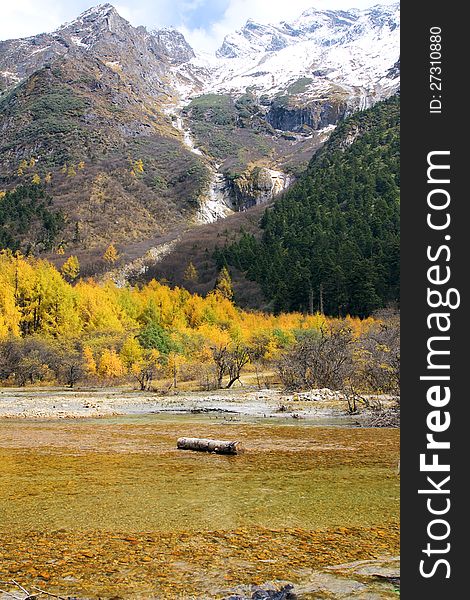 Autumnal Mountain Scenery