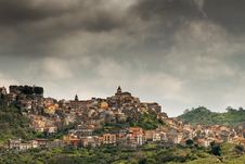Old Village In Sicily Royalty Free Stock Photo Old Village In Sicily Royalty Free Stock Photo
