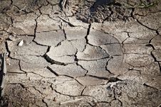 Dried Soil Cracking Under The Scorching Sun Royalty Free Stock Photos Dried Soil Cracking Under The Scorching Sun Royalty Free Stock Photos