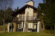 Holiday Cottages On The Drakensberg Stock Photos