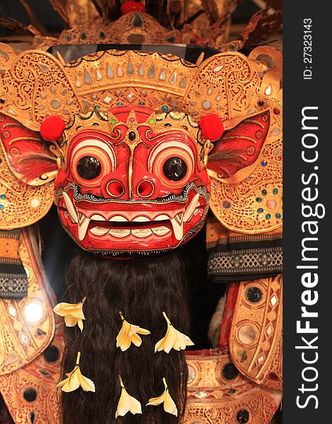 Closeup Mask of Barong Balinese