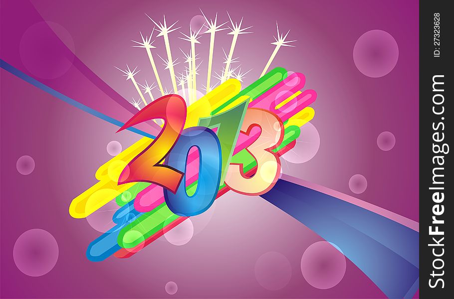 New year 2013 wallpaper and background