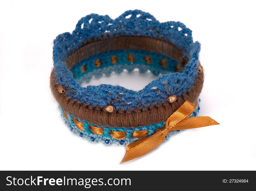 Knitted bracelet