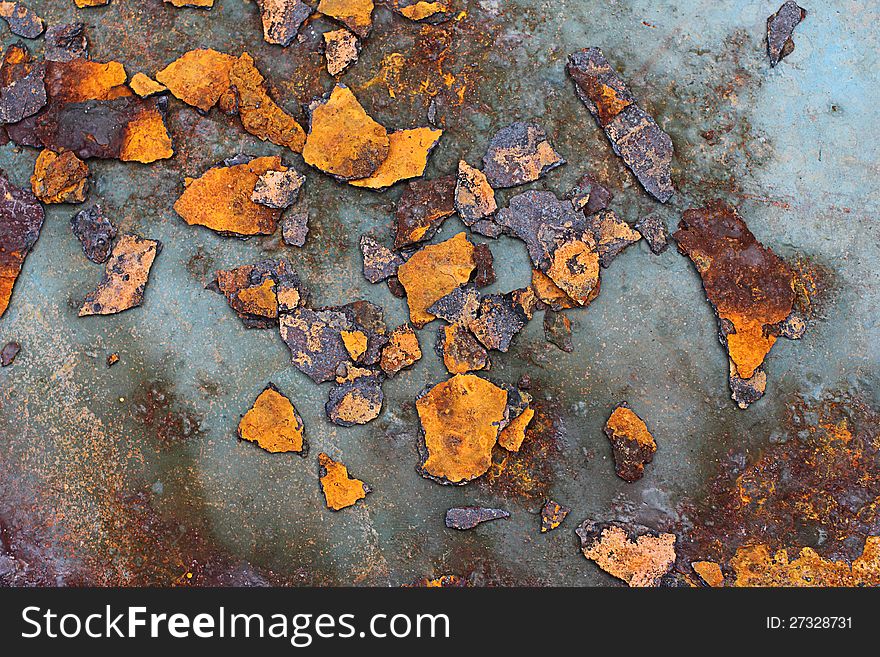 Abstract cracked metals background