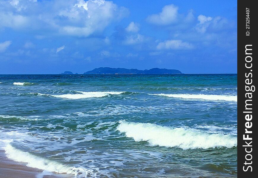 Marang Terengganu Kelulut Beach March 24, 2023 The Scenery Is Very Relaxing, Beautiful Origenal Universe