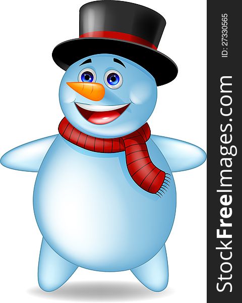 Snowman cartoon