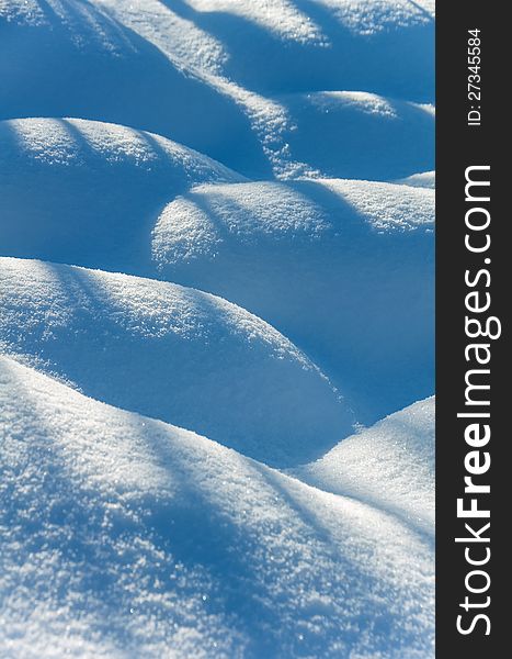 Abstract background of the snow drifts. Abstract background of the snow drifts.