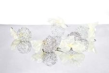 Christmas Silver Balls Royalty Free Stock Photo Christmas Silver Balls Royalty Free Stock Photo