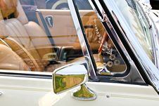 Classic Car Mirror Stock Photo Classic Car Mirror Stock Photo