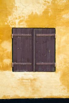 Brown Window Shutters Stock Photography Brown Window Shutters Stock Photography