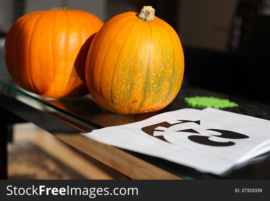 Halloween Pumpkin Stencil