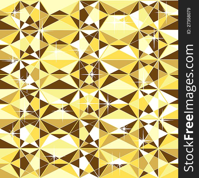 Vector seamless gold texture, without gradients and transparencies. Vector seamless gold texture, without gradients and transparencies