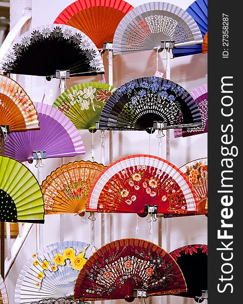 In Spain, the tourists can choose from a variety of fans