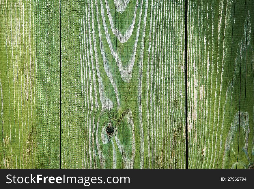 Green wood texture with natural patterns