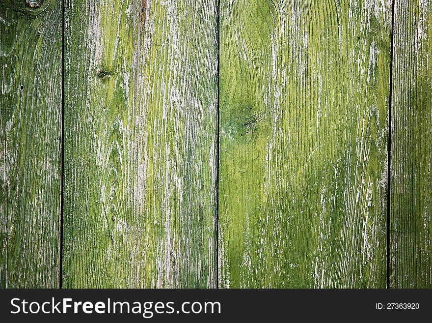 Green wood texture with natural patterns