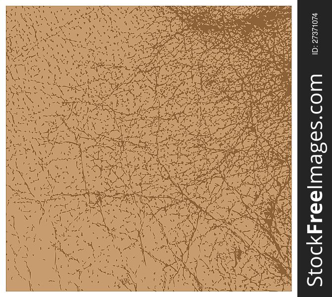 Perfect vector brown color leather texture isolated