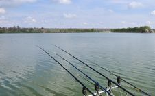 Fishing Rods Royalty Free Stock Images