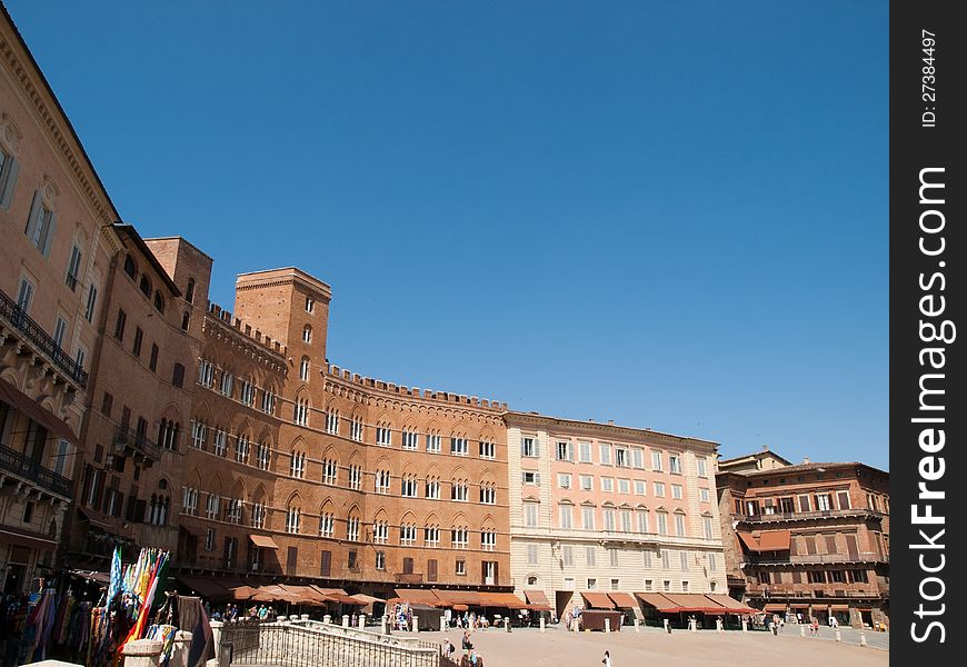 Buildings near Piazza del Campo,Siena. Buildings near Piazza del Campo,Siena