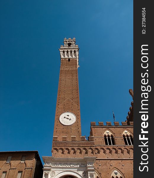 Mangia-Tower bell in Siena. Mangia-Tower bell in Siena