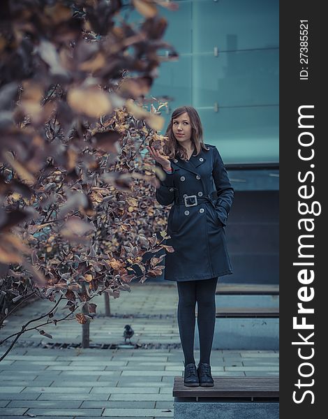 Girl On The Bench