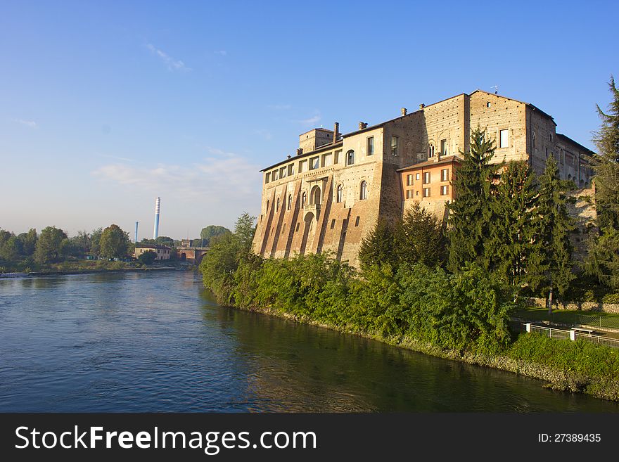 The Castle at Cassano d'Adda (MI), Italy, built by the Visconti family. The Castle at Cassano d'Adda (MI), Italy, built by the Visconti family.