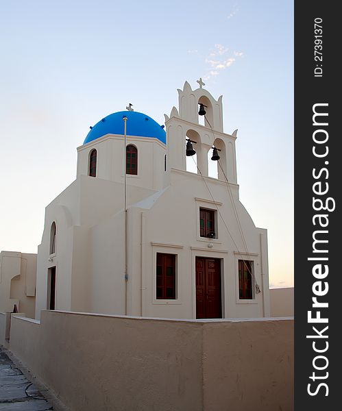 Church Of Santorini, Greece