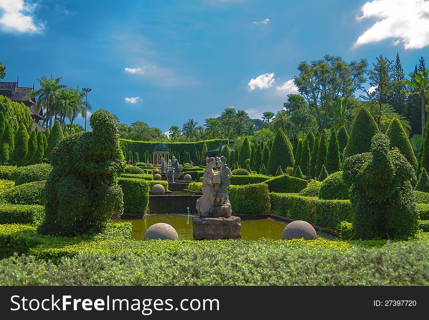 Nong Nooch Garden. Pattaya Chonburi Thailand.