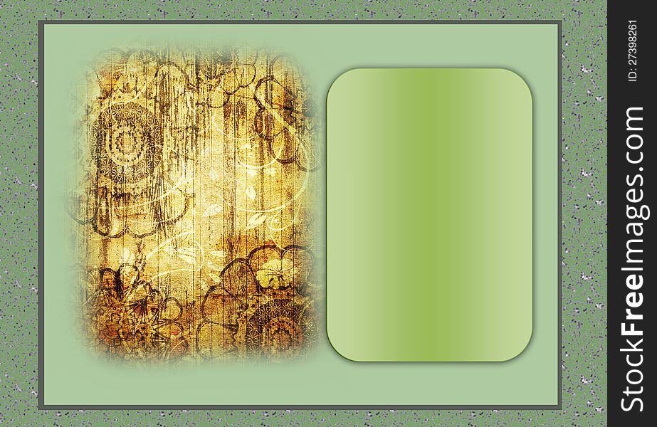 Blank template for seasoal greetings card. Blank template for seasoal greetings card