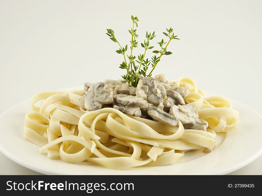 Pasta With Mushrooms