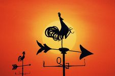 Wind-vane Stock Image Wind-vane Stock Image