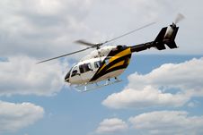 Flying Helicopter Royalty Free Stock Image