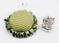Pin Cushion And Pins Stock Photos Pin Cushion And Pins Stock Photos