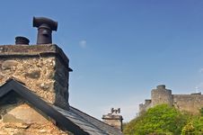 Old Chimneys Royalty Free Stock Images