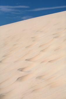 Sand Dunes (vertical) Royalty Free Stock Photography