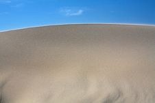 Sand Dunes Frontal Royalty Free Stock Photos