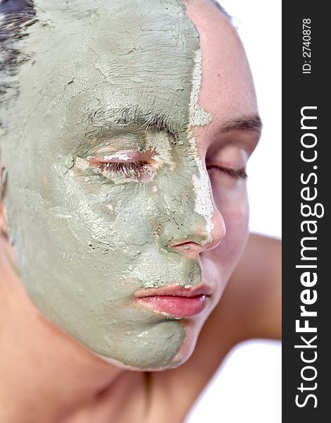 Relaxing With A Green Face