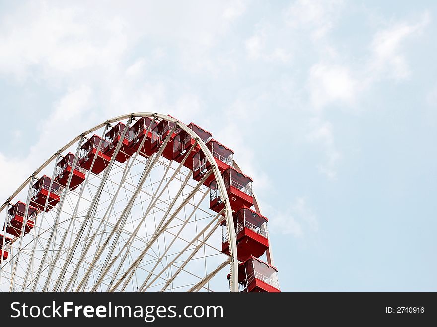 Large ferris wheel