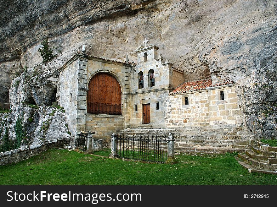 Santa Maria de Garona chapel on the mountain