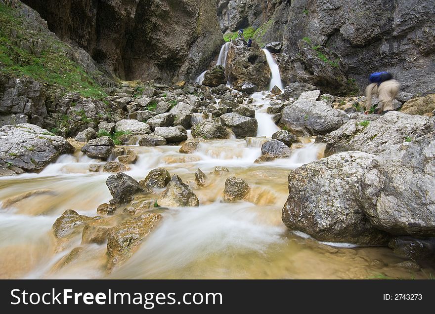 Goredale Scar Waterfall
