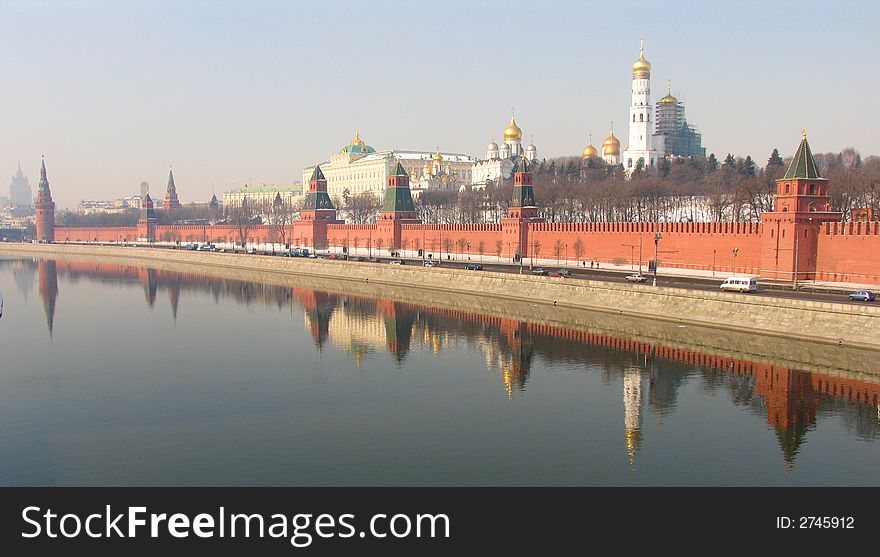 Moscow Kremlin in the morning