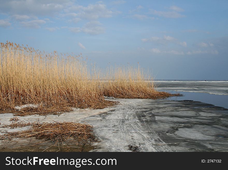 This picture taken in estonia country. peipsi lake.