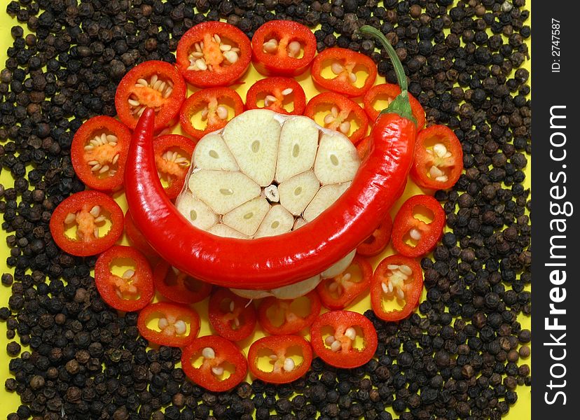 Composition Made Of Peppers