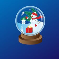 Glass Christmas Ball 1 Stock Photo Glass Christmas Ball 1 Stock Photo